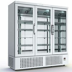 ΠΡΟΣΦΟΡΑ!!! THS-207-3S-W Θάλαμος Συντήρησης Self Service Λευκός με 3 Γυάλινες Πόρτες 198x70x215cm