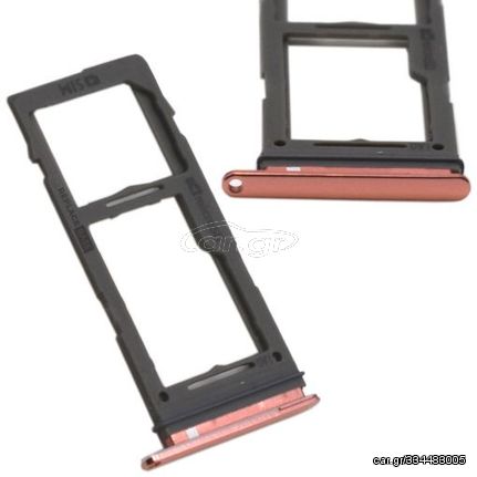 Διπλή Βάση Κάρτας Ροζ Samsung Galaxy S10e/S10/S10 Plus Double Sim Tray Pink G970/G973/G975