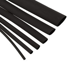 Heat Shrink Tubing Black Θερμοσυστελλόμενο Μαύρο Φ3 3.2/1.6mm 1m