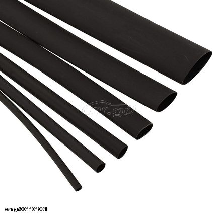 Heat Shrink Tubing Black Θερμοσυστελλόμενο Μαύρο Φ4 4.5/2.3mm 1m