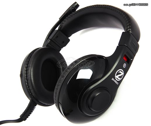 Zalman ZM-HPS200 Gaming Headset 3.5mm Black 40mm Ενσύρματα Ακουστικά Μαύρα