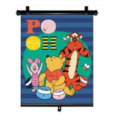 ΚΟΥΡΤΙΝΑΚΙ ΗΛΙΟΠΡΟΣΤΑΣΙΑΣ ΣΕ ΡΟΛΟ WINNIE THE POOH 36x45cm ΓΙΑ ΠΛΑΙΝΟ ΤΖΑΜΙ/ΠΙΣΩ ΠΑΡΜΠΡΙΖ​ ΑMiO - 1 TEM.