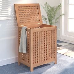 ΚΑΛΑΘΙ ΆΠΛΥΤΩΝ 50X35X60 ΕΚ. ΑΠΟ ΜΑΣΙΦ ΞΥΛΟ TEAK 340761