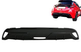 ΠΙΣΩ ΣΠΟΙΛΕΡ Rear Bumper Diffuser Toyota Yaris MK4 XP210 (2020-up) Piano Black