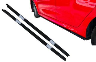 ΜΑΣΠΙΕΔΕΣ Side Skirts Extensions Toyota Yaris MK4 XP210 (2020-up) Piano Black