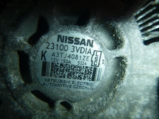 NISSAN NV200 EVALIA 23100 3VDIA 231003VDIA A3TJ4081ZE MITSUBISHI ELECTRIC 150A 12V K9K 1.5 DCI ΔΥΝΑΜΟ-thumb-2