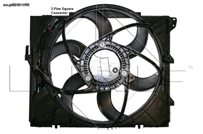 Βεντιλατέρ  BMW 1 (E81), 1 (E82), 1 (E87), 1 (E88), 3 (E90), 3 (E91), 3 (E92), 3 (E93), X1 (E84), Z4 (E89) 1.6-3.0 06.04-06.15