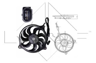 Βεντιλατέρ VW PASSAT B5.5 4.0 09.01-09.04
