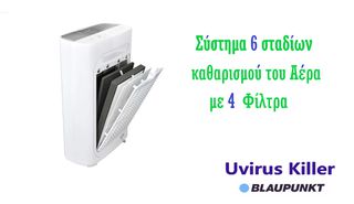 BLAUPUNKT ΙΟΝΙΣΤΗΣ ΚΑΘΑΡΙΣΤΗΣ ΑΕΡΑ UVIRUS KILLER