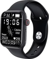 HW22 Pro 44mm Smartwatch με Παλμογράφο Black