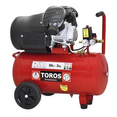 TOROS Μονοφασικό Κομπρεσέρ Αέρος με Ισχυ 3hp και Αεροφυλάκιο 50lt