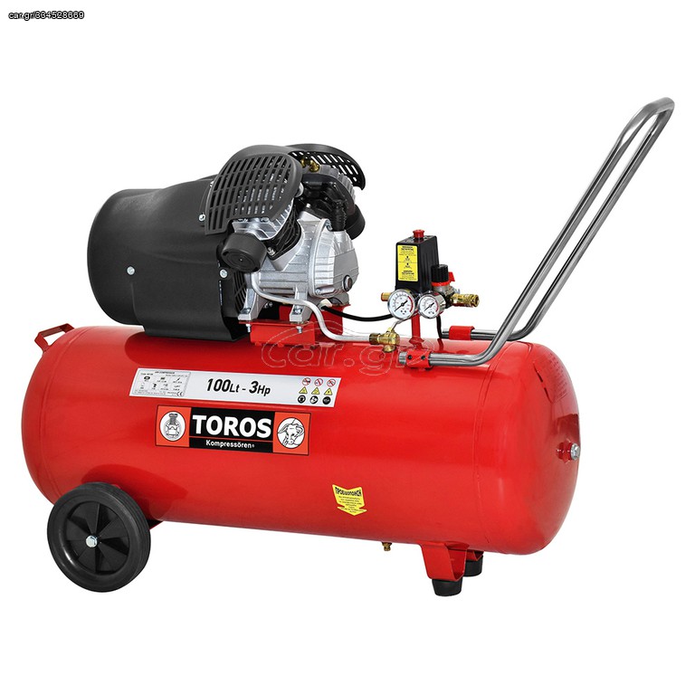 TOROS ΑΕΡΟΣΥΜΠΙΕΣΤΗΣ ΜΟΝΟΜΠΛΟΚ 3HP/100LT