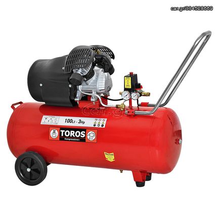  TOROS ΑΕΡΟΣΥΜΠΙΕΣΤΗΣ ΜΟΝΟΜΠΛΟΚ 3HP/100LT