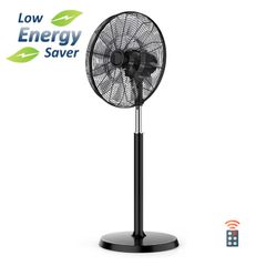 Telemax FS45-DC17ARL (30-4517) Ανεμιστήρας Ορθοστάτης DC χαμηλής κατανάλωσης