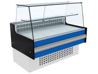 ΠΡΟΣΦΟΡΑ!!! VIA-109-20 Ψυχόμενη Βιτρίνα Κρεοπωλείου για δίσκους 60x40cm Με Μοτέρ 100x90x120cm