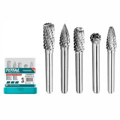 TOTAL TAKC0651 Σετ Φρέζες HSS Καρβιδίου 6mm 5ΤΕΜ