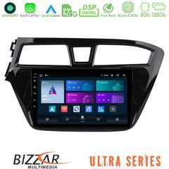 Bizzar Ultra Series Hyundai i20 2014-2018 8core Android11 8+128GB Navigation Multimedia Tablet 9″