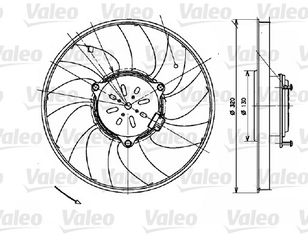 Βεντιλατέρ MERCEDES SPRINTER 3,5-T (B906), SPRINTER 3,5-T (B907), SPRINTER 3,5-T (B907, B910), SPRINTER 3-T (B906), SPRINTER 4-T (B907, B910), SPRINTER 5-T (B906) 2.0D-3.5 04.06-