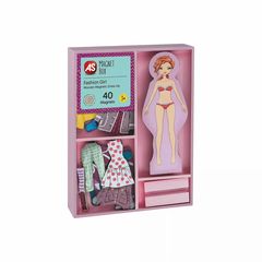 AS Magnet Box: Fashion Girl - Wooden Magnetic Dress-Up (1029-64053)