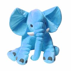 VIP Baby Dolls Stuffed Blue Elephant, Λούτρινος Ελέφαντας Γαλάζιος 38cm