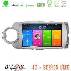 Bizzar 4T Series Toyota Yaris 4Core Android12 2+32GB Navigation Multimedia Tablet 9″