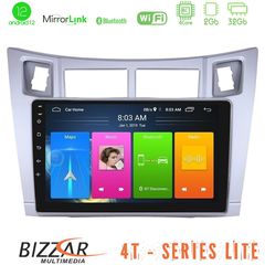 Bizzar 4T Series Toyota Yaris 4Core Android12 2+32GB Navigation Multimedia Tablet 9″ (Ασημί Χρώμα)