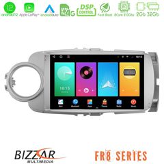 Bizzar FR8 Series Toyota Yaris 8core Android12 2+32GB Navigation Multimedia Tablet 9″