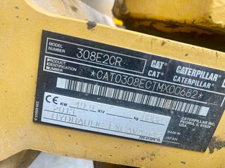 Εκσκαφάκι (διαβολάκι) CAT 2013 308E2 CR *8360kg *A/C cab *quick coupler-thumb-21