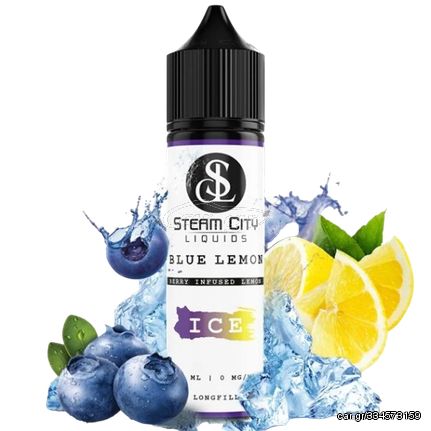 Steam City Ice Blue Lemon 12/60ml Flavorshot