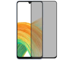 Full Glue Privacy Tempered Glass 3D for Samsung Galaxy A33 5G black frame
