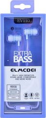 Elmcoei earphones EV-110 Extra Bass jack 3,5mm Purple