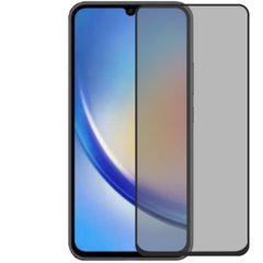 Full Glue Privacy Tempered Glass 3D for Samsung Galaxy A34 black frame