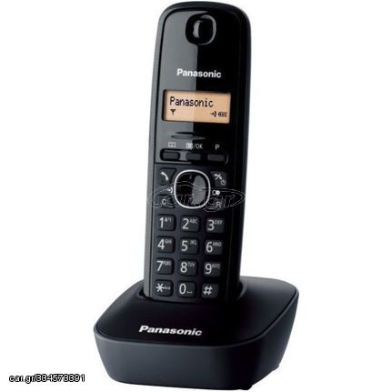 Panasonic KX-TG1611GRH Ασύρματο Ψηφιακό Τηλέφωνο Μαύρο