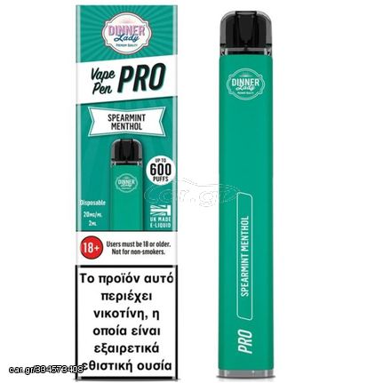 Dinner Lady Pro Disposable Spearmint Menthol 20mg 2ml