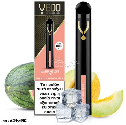 Dinner Lady V800 Disposable Watermelon Ice 20mg 2ml