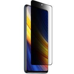 Full Glue Privacy Tempered Glass 3D for Xiaomi Poco X3 / X3 NFC / X3 Pro black frame
