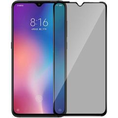 Full Glue Privacy Tempered Glass 3D for Xiaomi Redmi 9C black frame