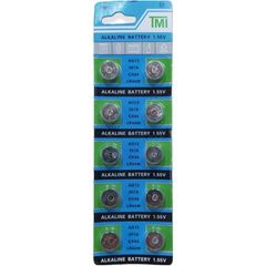 TMI Button Alkaline Battery AG13- LR44H- 357A (10τμχ)