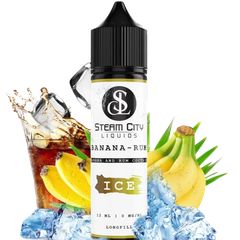 Steam City Ice Banana Rum 12/60ml Flavorshot