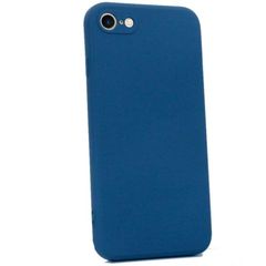 Silicon case protect lens for iPhone SE 2022 / 2020 dark blue