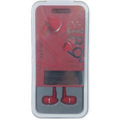 Elmcoei earphones EV-189  jack 3,5mm Red