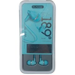 Elmcoei earphones EV-189  jack 3,5mm Light Blue