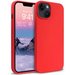 Silicon case for iPhone 14 Plus red