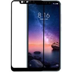 Full Glue Tempered Glass 5D for Xiaomi Redmi Note 6 Pro black frame