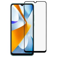 Full Glue Tempered Glass 5D for Xiaomi Poco C40 black frame