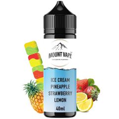 Mount Vape Ice Cream Pineapple Strawberry Lemon 120ml Flavorshots