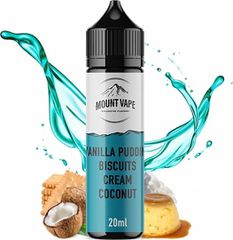 Mount Vape Vanilla Pudding Biscuits Cream Coconut 20/60ml Flavorshots
