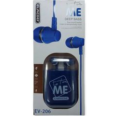 Elmcoei earphones EV-206 jack 3,5mm Dark Blue