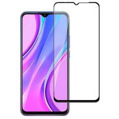 Full Glue Tempered Glass 5D for Xiaomi Redmi 9 black frame