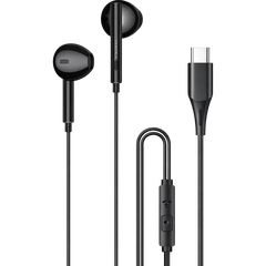 Awei PC-1T In-ear Handsfree με Βύσμα USB-C Μαύρο